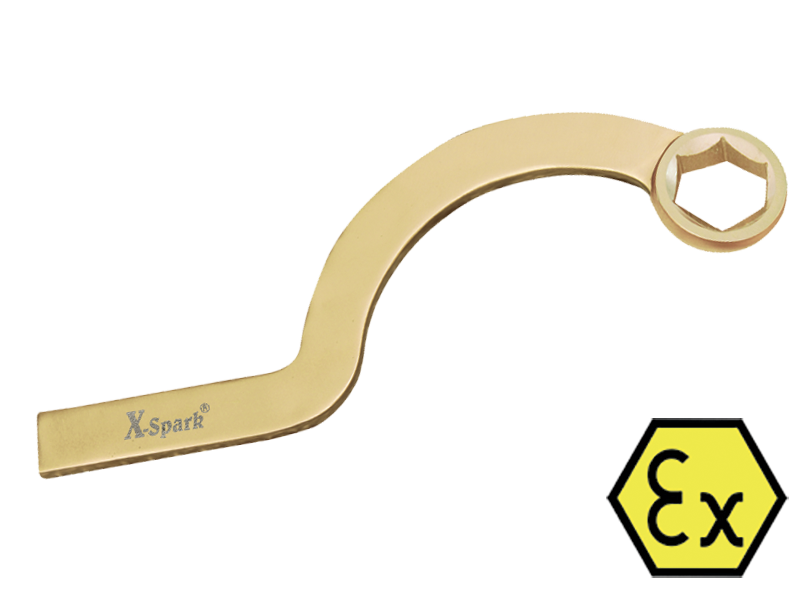 Ключ накидной серповидный искробезопасный X-Spark