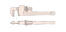 Ключ трубный "американский" искробезопасный X-Spark 131