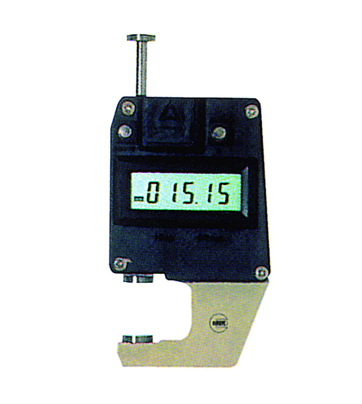 Толщиномер с цифровой индикацией (электронный) ТИП ТРЦ  0-25 (0,01)